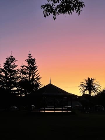 Plate II — The rotunda at last light.